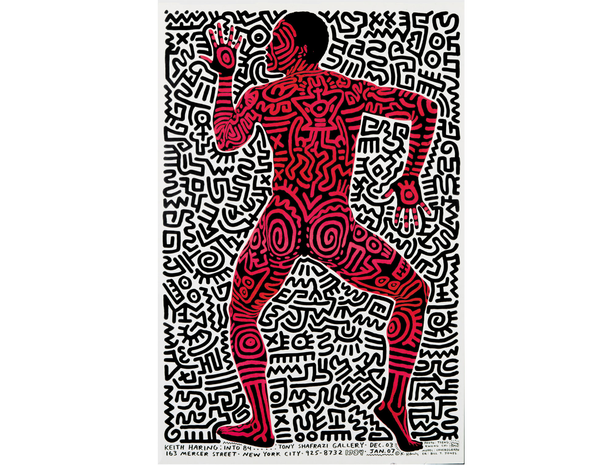 【人気即納】キース ヘリング Keith Haring 1981年 オイルキャンバス アクリル NY画廊シール 財団販売証明書 サイン入り 油彩画 油絵 絵画 模写 その他
